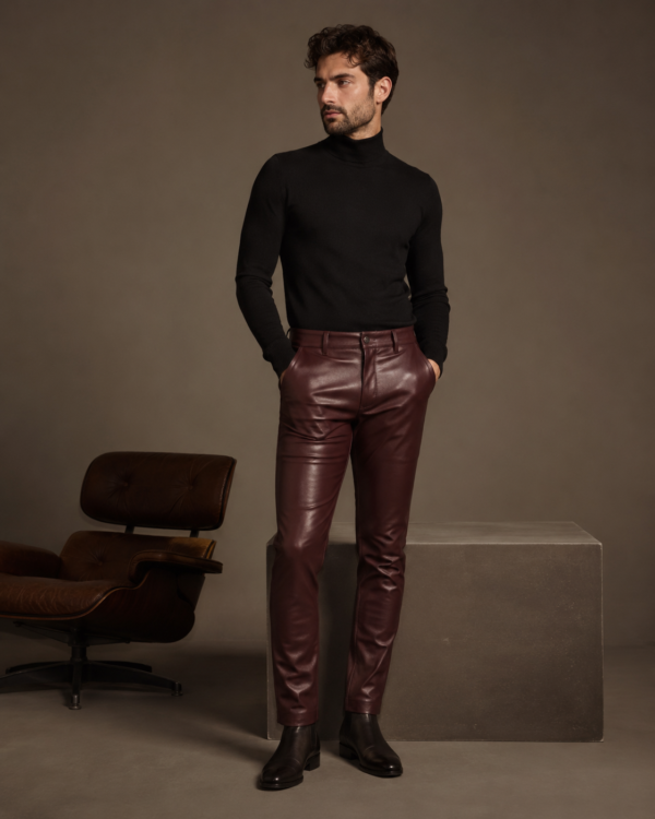 Premium Nappa Leather Trousers